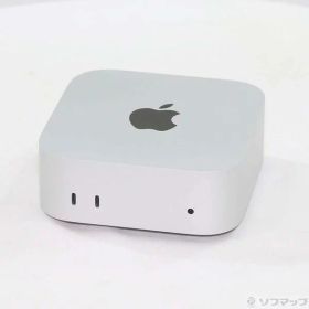 【中古】Apple(アップル) Mac mini Late-2024 MU9D3J／A Apple M4 10コアCPU_10コアGPU 16GB SSD256GB シルバー 〔15.7 Sequoia〕 【377-ud】