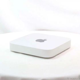 【中古】Apple(アップル) Mac mini Late-2024 MU9D3J／A Apple M4 10コアCPU_10コアGPU 16GB SSD256GB シルバー 〔15.7 Sequoia〕 【258-ud】