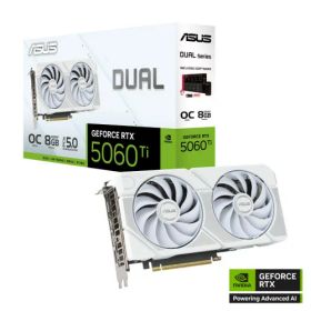 Dual GeForce RTX 5060 Ti 8GB GDDR7 White OC Edition DUAL-RTX5060TI-O8G-WHITE