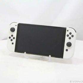 【中古】Nintendo(任天堂) Nintendo Switch 有機ELモデル Joy-Con(L)／(R) ホワイト 【198-ud】