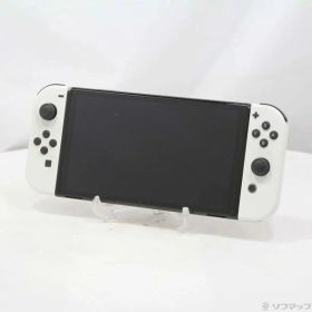 【中古】Nintendo(任天堂) Nintendo Switch 有機ELモデル Joy-Con(L)／(R) ホワイト 【198-ud】