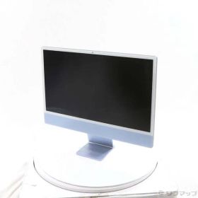 〔中古品〕 iMac 24-inch Late-2023 MQRR3J／A Apple M3 8コアCPU_10コアGPU 16GB SSD512GB ブルー 〔15.7 Sequoia〕【262】