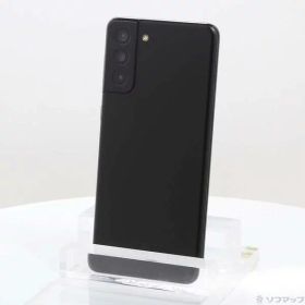 【中古】SAMSUNG(サムスン) Galaxy S21+ 5G 256GB ファントムブラック SCG10 auロック解除SIMフリー 【377-ud】