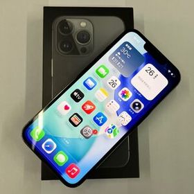 【中古美品】国内版SIMフリー iPhone13 Pro 128GB グラファイト MLUE3J/A Apple【四丁目店】