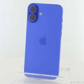 〔中古品〕 iPhone16 Plus 256GB ウルトラマリン MXVK3J／A SIMフリー【377】