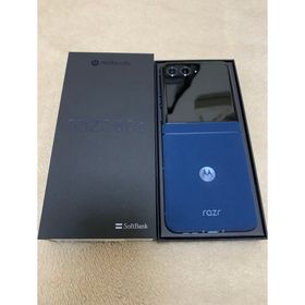モトローラ(Motorola)のMotorola razr 60s ブルー(スマートフォン本体)