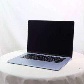 〔中古品〕 MacBook Air 15.3-inch Early-2025 MC7C4J／A Apple M4 10コアCPU_10コアGPU 16GB SSD512GB スカイブルー 〔15.7 Sequoia〕【377】