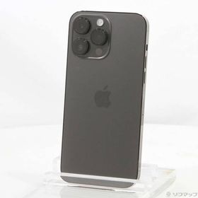 〔中古〕Apple(アップル) iPhone14 Pro Max 512GB スペースブラック MQ9F3J／A SIMフリー〔349-ud〕