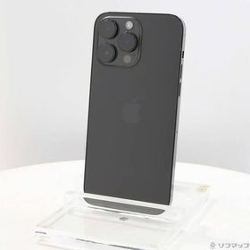 〔中古〕Apple(アップル) iPhone14 Pro Max 512GB スペースブラック MQ9F3J／A SIMフリー〔258-ud〕