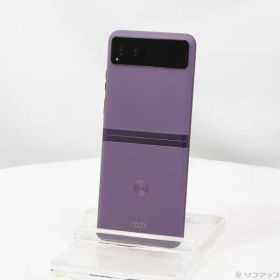 〔中古品〕 motorola razr 40s 256GB サマーライラック MOSAF3 Softbank SIMフリー【269】