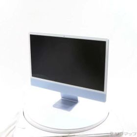 【中古】Apple(アップル) iMac 24-inch Late-2023 MQRR3J／A Apple M3 8コアCPU_10コアGPU 16GB SSD512GB ブルー 〔15.7 Sequoia〕 【262-ud】