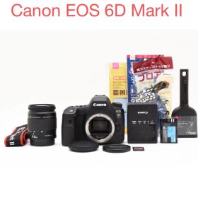 デジタル一眼レフカメラ☆Canon EOS 6D Mark II /標準セット