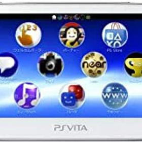 【中古】「非常に良い」PlayStation Vita (プレイステーション ヴィータ) 3G/Wi‐Fiモデル クリスタル・ホワイト (限定版) (PCH-1100 AB02)（メーカー生産終了）