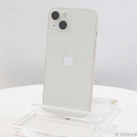 〔中古品〕 iPhone13 128GB スターライト MLND3J／A SIMフリー【352】