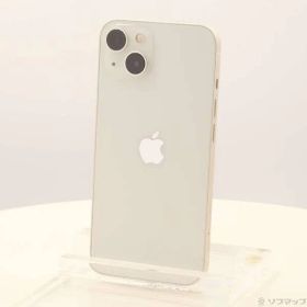 〔中古品〕 iPhone13 128GB スターライト MLND3J／A SIMフリー【269】