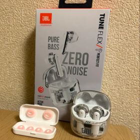 JBL Tune Flex ghostワイヤレスイヤホン ホワイト