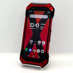 キョウセラ(京セラ)の【美品】TORQUE 5G KYG01 au SIMロック解除済み レッド❼(スマートフォン本体)