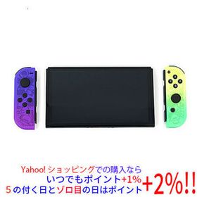 【中古】任天堂 Nintendo Switch 有機ELモデル スプラトゥーン3エディション HEG-S-KCAAA ACアダプターなし