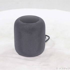 【中古】Apple(アップル) HomePod 第1世代 MQHW2J／A スペースグレイ 【348-ud】