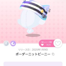 ボーダーニットビーニー 1点 | ポケコロツイン(ポケツイ)のアカウントデータ、RMTの販売・買取一覧