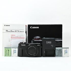 ＜良品＞ Canon PowerShot G7 X Mark II｜元箱・バッテリー4個付｜1.0型CMOS・光学4.2倍ズーム