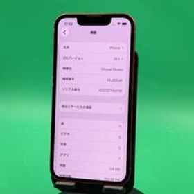 ★バッテリー新品 iPhone 13 mini 128GB SIMフリー 最大容量100% 格安SIM可 Apple MLJG3J/A レッド 中古 新古品 BP6360 R2