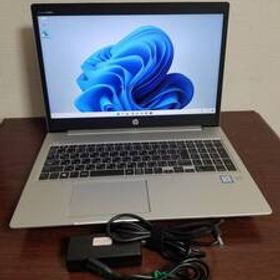 X02 美品 HP ProBook 450 G6 Core i5 第8世代 (8265U)◆メモリ8GB◆SSD256GB◆15.6インチ FULL HD 動作品 Win11 PC Office2021