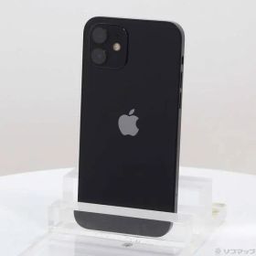 〔中古品〕 iPhone12 128GB ブラック MGHU3J／A SIMフリー【348】