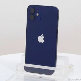 〔中古品〕 iPhone12 128GB ブルー MGHX3J／A SIMフリー【344】