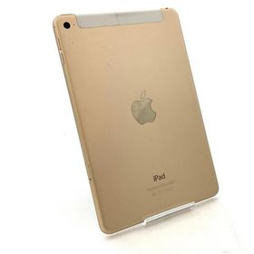Apple iPad mini 7.9インチ 第4世代 128GB ゴールド WiFi+Cellular docomo 白ロム 動作確認済【全額返金保証】【最速発送】