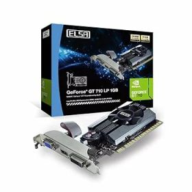 【中古】ELSA GeForce GT710搭載 グラフィックスボード ( DDR3 2GB / ロープロ対応 / 静音 / マルチモニター出力対応 ) GD710-2GERL 日本正規代理店品