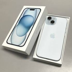 【中古 超美品】国内版SIMフリー iPhone15 128GB ブルー MTML3J/A バッテリー最大容量87%