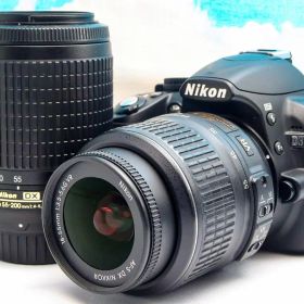 ニコン Nikon D3100⭐️スマホに送れる⭐️ダブルレンズ⭐️一眼レフ