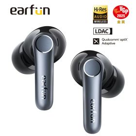 【VGP 2025 金賞】EarFun Air Pro 4 ワイヤレスイヤホン Bluetooth 5.4/50dBアダプティブ式 ハイブリッドANC/最先端チップ「QCC3091」aptX Losslessに対応/ハイレゾ LDAC対応/Snapdragon Sound™ に対応/Auracast™に対応/52時間連続再生/6マイクAI 通話/装着検出機能