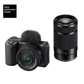 [新品]SONY ソニー VLOGCAM ZV-E10 II ダブルズームレンズキット ブラック ZV-E10M2X B