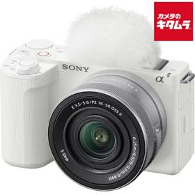 ソニー VLOGCAM ZV-E10 II パワーズームレンズキット ホワイト [ZV-E10M2K W] SONY ミラーレス一眼カメラ Vlogカメラ 自撮り対応 4K60P 高速AF Wi-Fi搭載 スマホ転送対応 《納期約1－2週間》