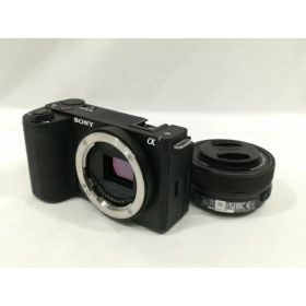 【中古】SONY VLOGCAM ZV-E10 II パワーズームレンズキット ブラック ZV-E10M2K(B)【大阪本店】保証期間1ヶ月【ランクA】