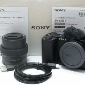 【全品ポイント10倍！要エントリー】【期間限定セール】ソニー SONY ミラーレス一眼 VLOGCAM ZV-E10M2（レンズキット） 【中古】
