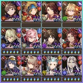 初期垢✨️石724541+URキャラ83種+スノウ+ライトニング+ノエル+虹ジョーダン+リュック | FFBE 幻影戦争のアカウントデータ、RMTの販売・買取一覧