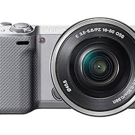 【中古】SONY ミラーレス一眼 NEX-5T パワーズームレンズキット シルバー NEX-5TL-S