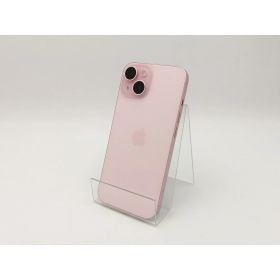 【中古】【赤ロム保証あり】Apple 楽天モバイル 【SIMフリー】 iPhone 15 128GB ピンク MTMJ3J/A【ECセンター】保証期間1ヶ月【ランクB】