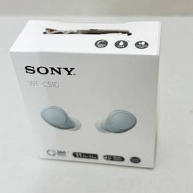 1円〜 新品 未使用 ソニー SONY ワイヤレス ステレオヘッドセット イヤホン WF-C510 青 ブルー 箱破損あり