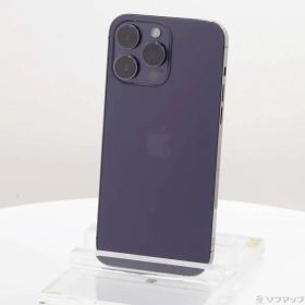 〔中古品〕 iPhone14 Pro Max 128GB ディープパープル MQ993J／A SIMフリー【262】