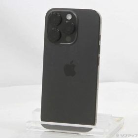 〔中古品〕 iPhone16 Pro 256GB ブラックチタニウム MYN03J／A SIMフリー【262】