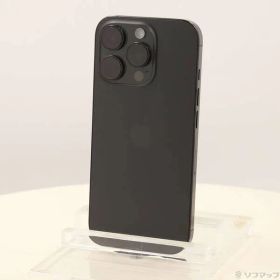 〔中古品〕 iPhone16 Pro 256GB ブラックチタニウム MYN03J／A SIMフリー【258】