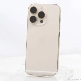 〔中古品〕 iPhone16 Pro 256GB デザートチタニウム MYN23J／A SIMフリー【258】