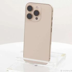 〔中古品〕 iPhone16 Pro 256GB デザートチタニウム MYN23J／A SIMフリー【198】