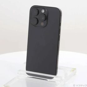 〔中古品〕 iPhone16 Pro 256GB ブラックチタニウム MYN03J／A SIMフリー【276】