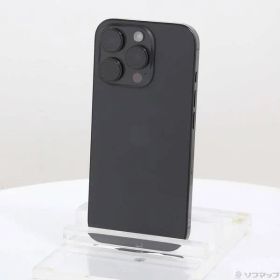 〔中古品〕 iPhone16 Pro 256GB ブラックチタニウム MYN03J／A SIMフリー【344】