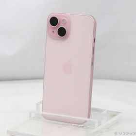 〔中古〕Apple(アップル) iPhone15 128GB ピンク MTMJ3J／A SIMフリー〔352-ud〕
